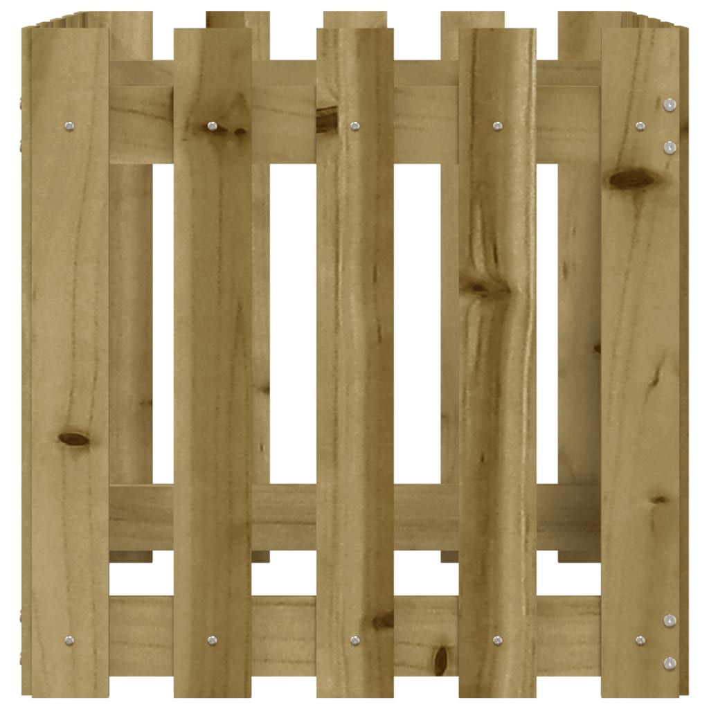 Pflanzkübel Latten-Design 50X50X50 Cm Kiefernholz Imprägniert