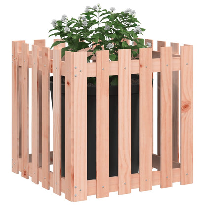 Pflanzkübel Lattenzaun-Design 60X60X60 Cm Massivholz Douglasie