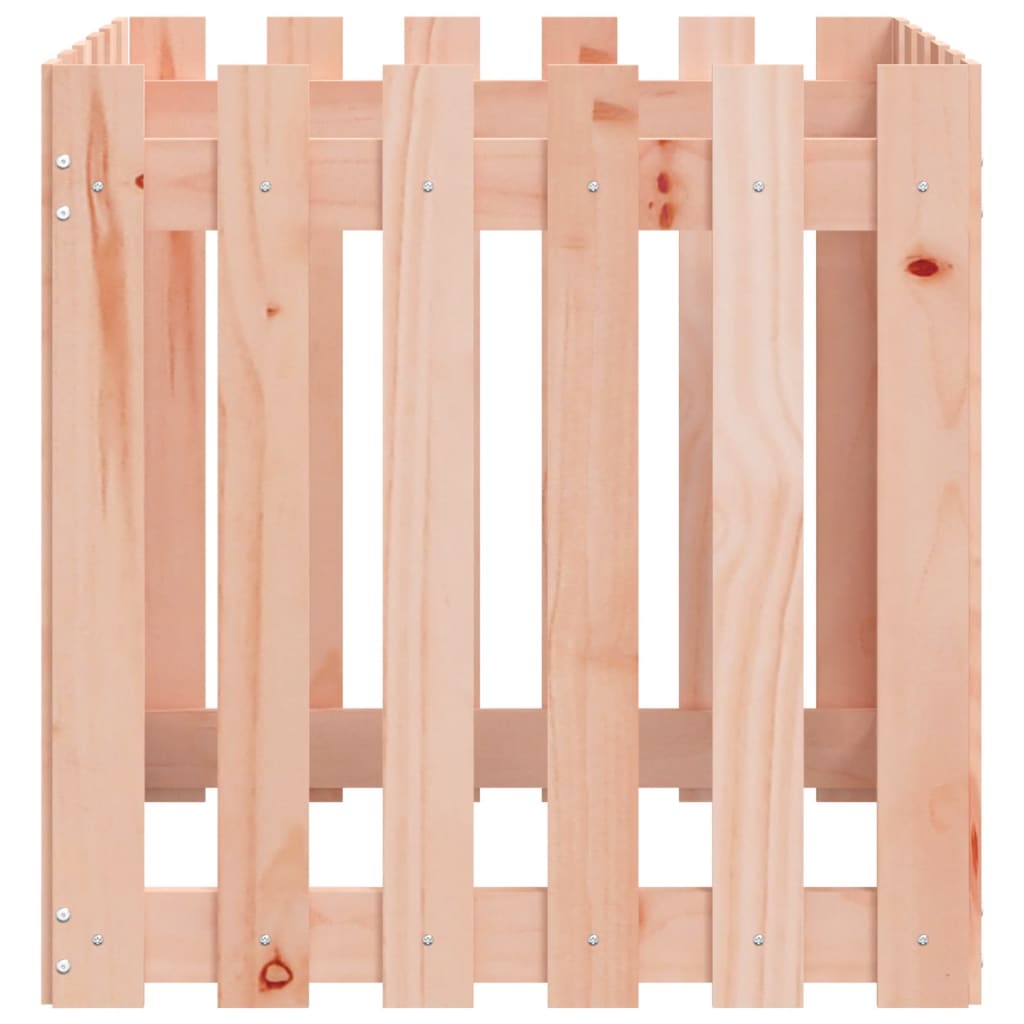 Pflanzkübel Lattenzaun-Design 60X60X60 Cm Massivholz Douglasie