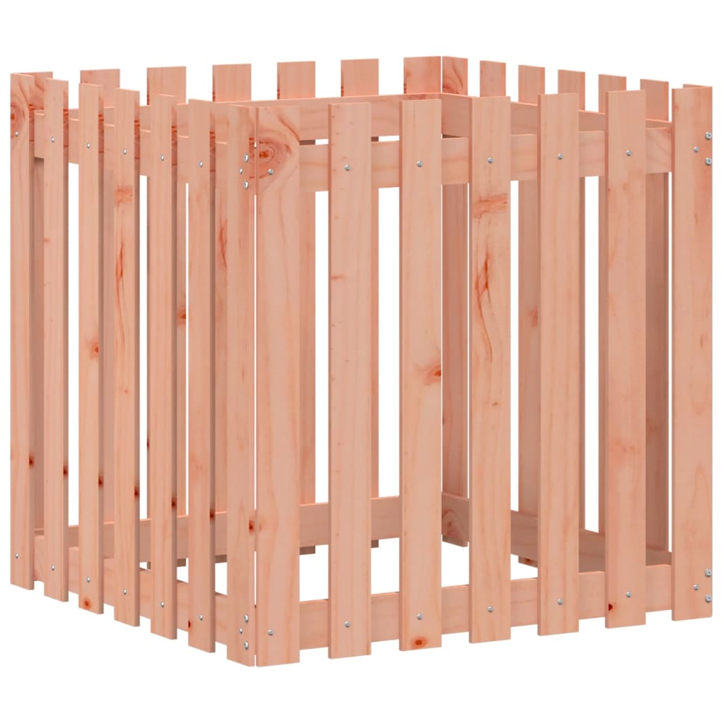 Pflanzkübel Lattenzaun-Design 70X70X70 Cm Massivholz Douglasie