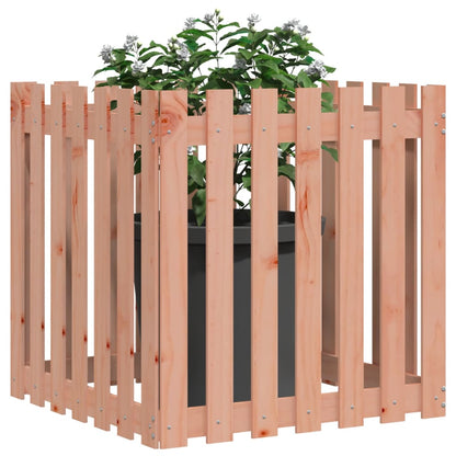 Pflanzkübel Lattenzaun-Design 70X70X70 Cm Massivholz Douglasie