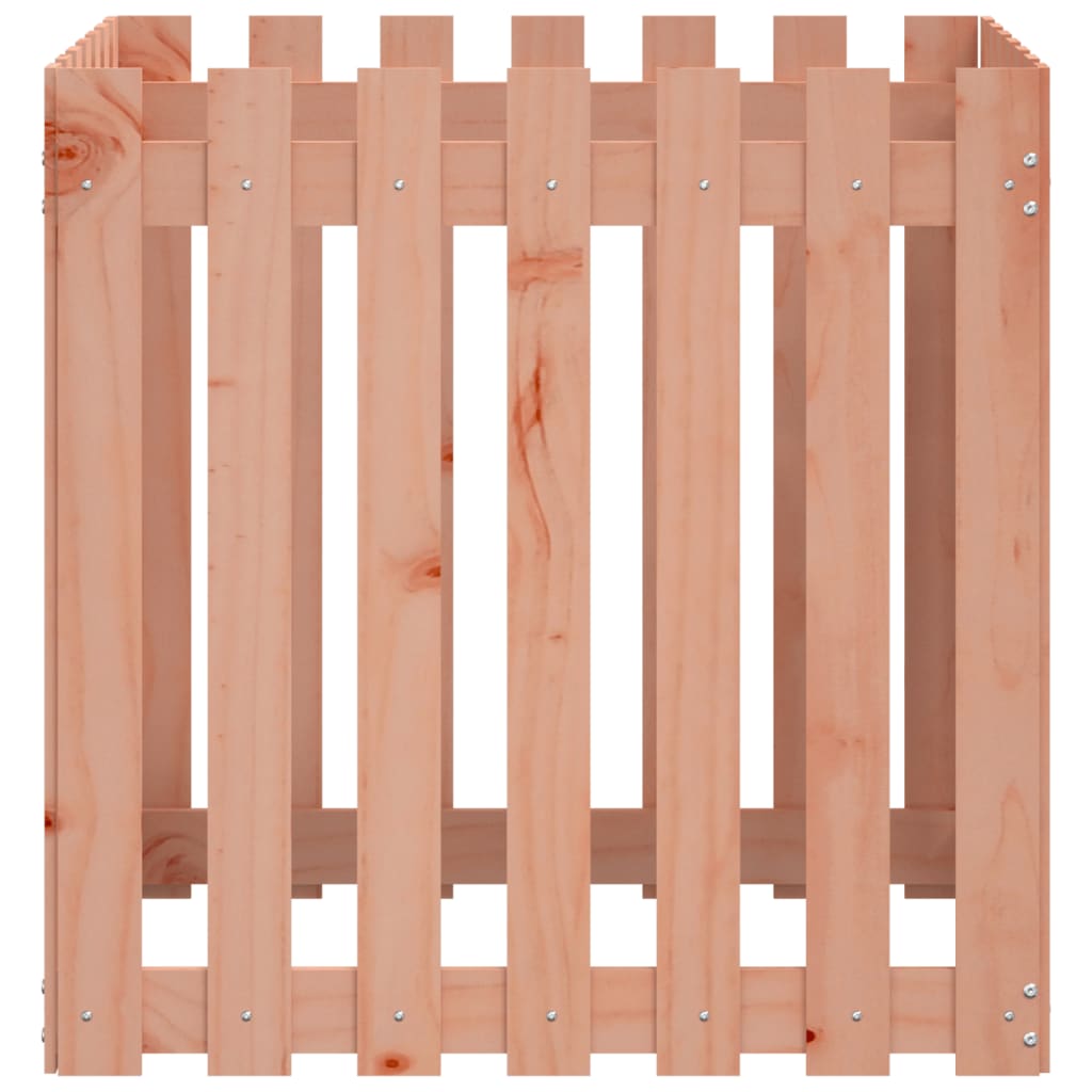 Pflanzkübel Lattenzaun-Design 70X70X70 Cm Massivholz Douglasie