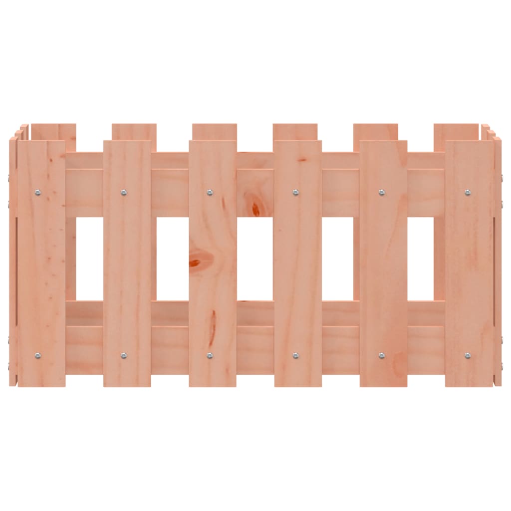 Pflanzkübel Lattenzaun-Design 60X30X30 Cm Massivholz Douglasie