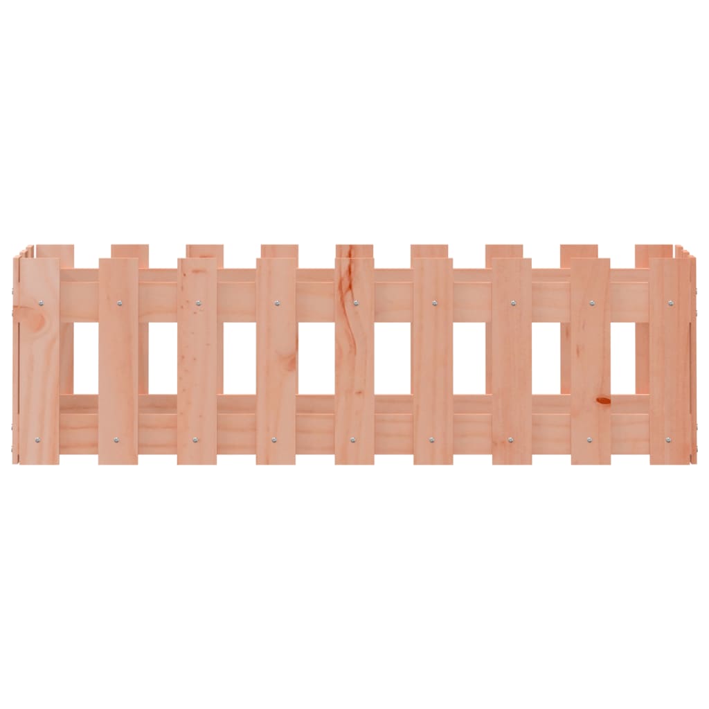 Hochbeet Lattenzaun-Design 100X30X30 Cm Massivholz Douglasie