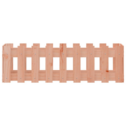Hochbeet Lattenzaun-Design 100X30X30 Cm Massivholz Douglasie