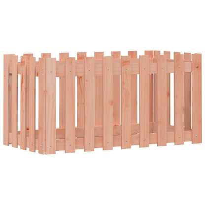 Hochbeet Lattenzaun-Design 100X50X50 Cm Massivholz Douglasie