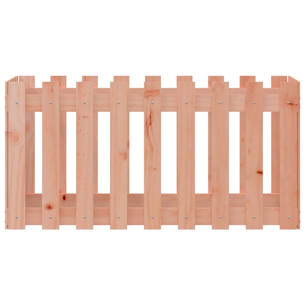 Hochbeet Lattenzaun-Design 100X50X50 Cm Massivholz Douglasie