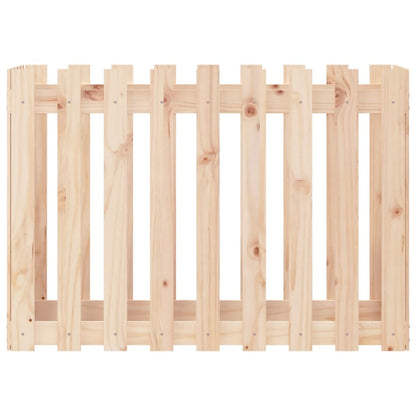 Hochbeet Lattenzaun-Design 100X50X70 Cm Massivholz Kiefer