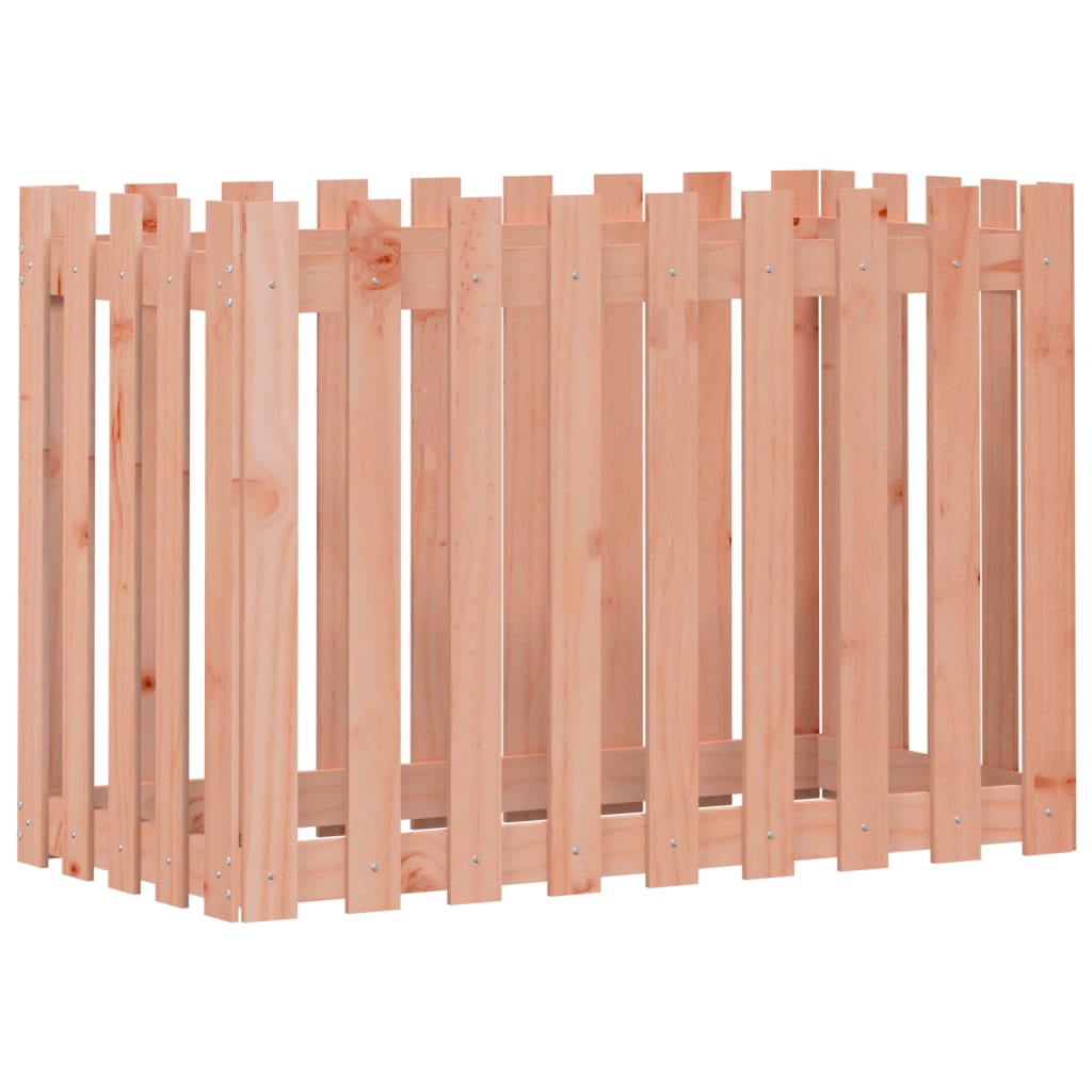 Hochbeet Lattenzaun-Design 100X50X70 Cm Massivholz Douglasie
