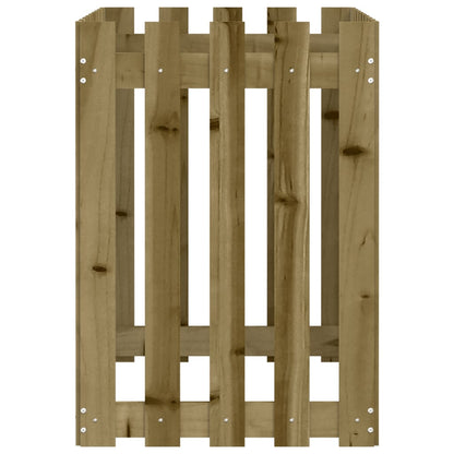 Hochbeet Lattenzaun-Design 100X50X70 Cm Kiefernholz Imprägniert