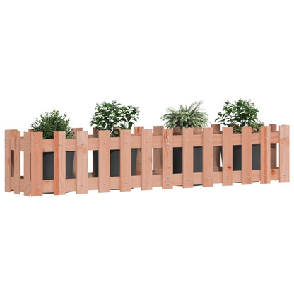 Hochbeet Lattenzaun-Design 150X30X30 Cm Massivholz Douglasie