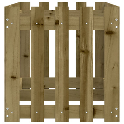 Hochbeet Lattenzaun-Design 150X50X50 Cm Kiefernholz Imprägniert