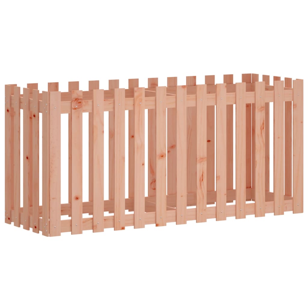 Hochbeet Lattenzaun-Design 150X50X70 Cm Massivholz Douglasie