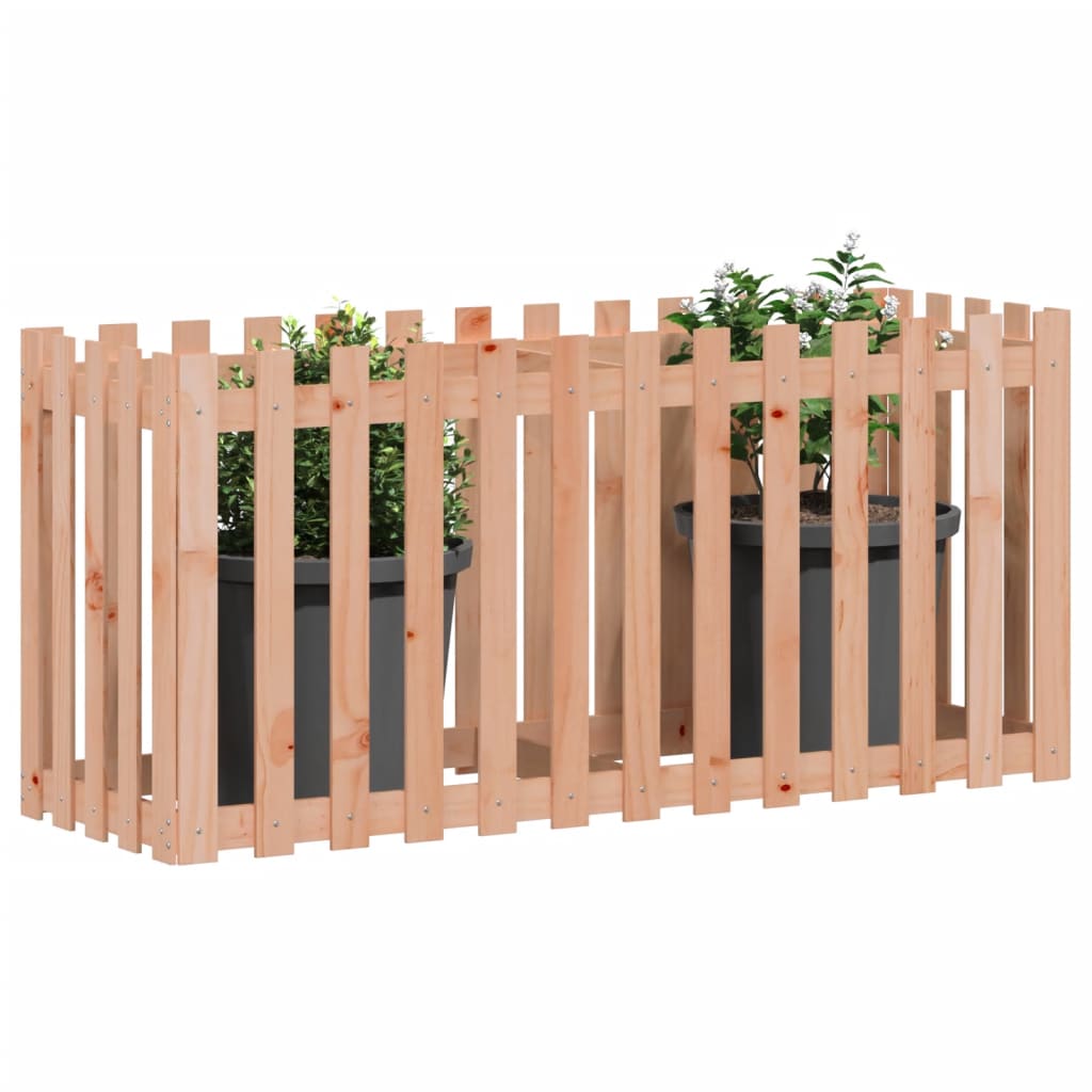 Hochbeet Lattenzaun-Design 150X50X70 Cm Massivholz Douglasie