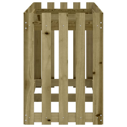 Hochbeet Lattenzaun-Design 150X50X70 Cm Kiefernholz Imprägniert