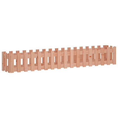 Hochbeet Lattenzaun-Design 200X30X30 Cm Massivholz Douglasie