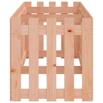 Hochbeet Lattenzaun-Design 200X50X50 Cm Massivholz Douglasie