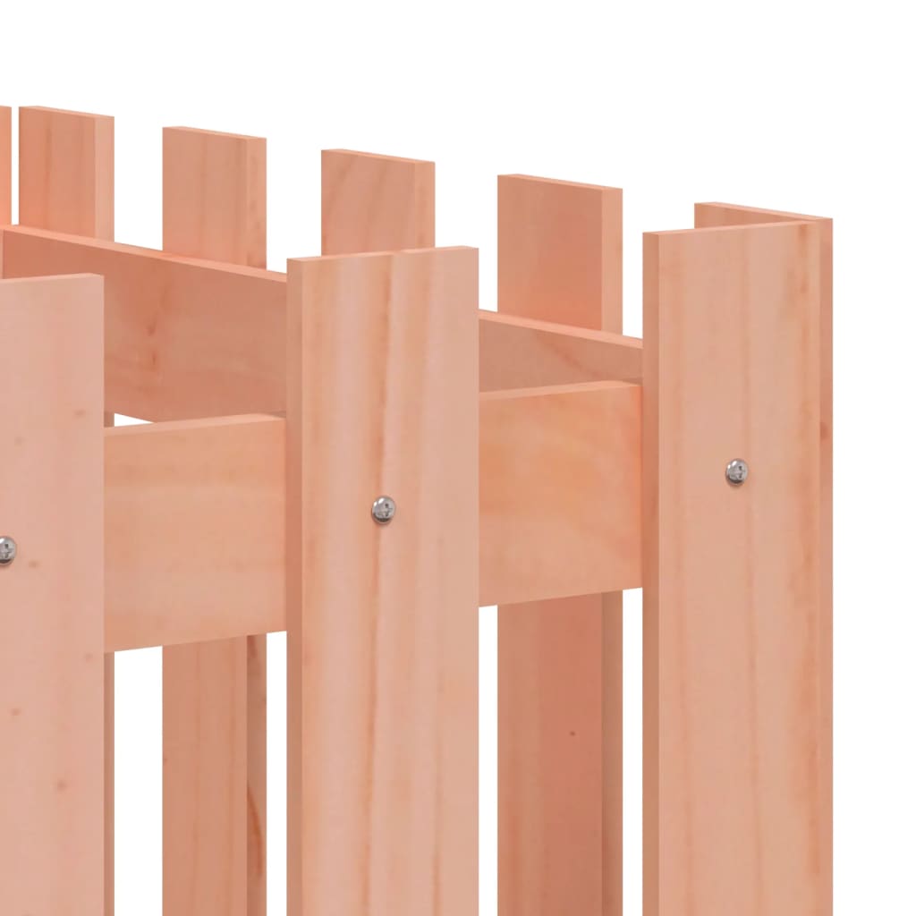 Hochbeet Lattenzaun-Design 200X50X50 Cm Massivholz Douglasie