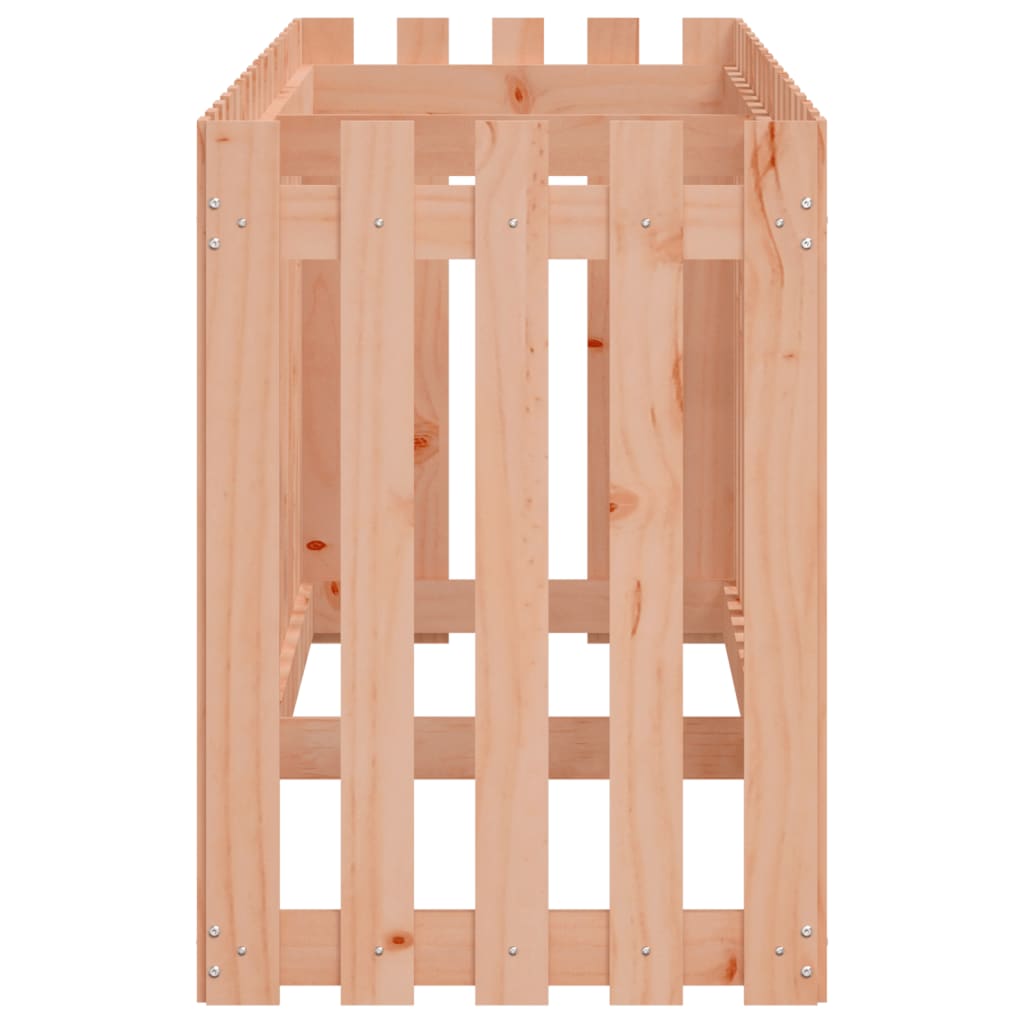 Hochbeet Lattenzaun-Design 200X50X70 Cm Massivholz Douglasie
