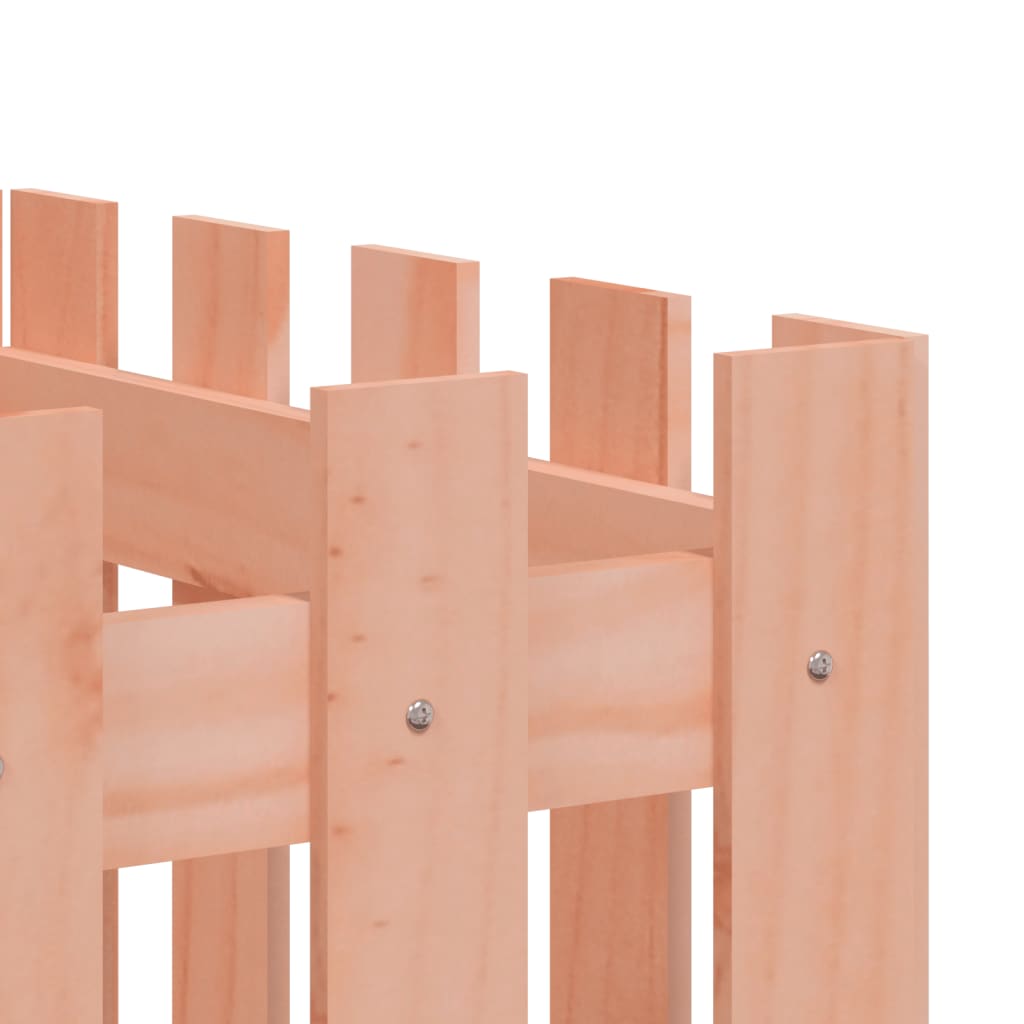 Hochbeet Lattenzaun-Design 200X50X70 Cm Massivholz Douglasie