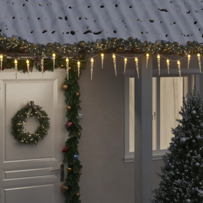 Eiszapfen-Lichterkette 200 Leds 20 M Acryl Pvc