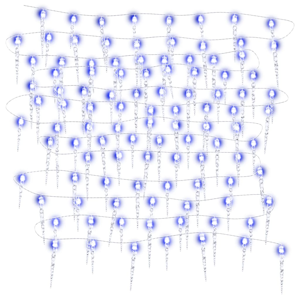 Eiszapfen-Lichterkette 200 Leds 20 M Acryl Pvc