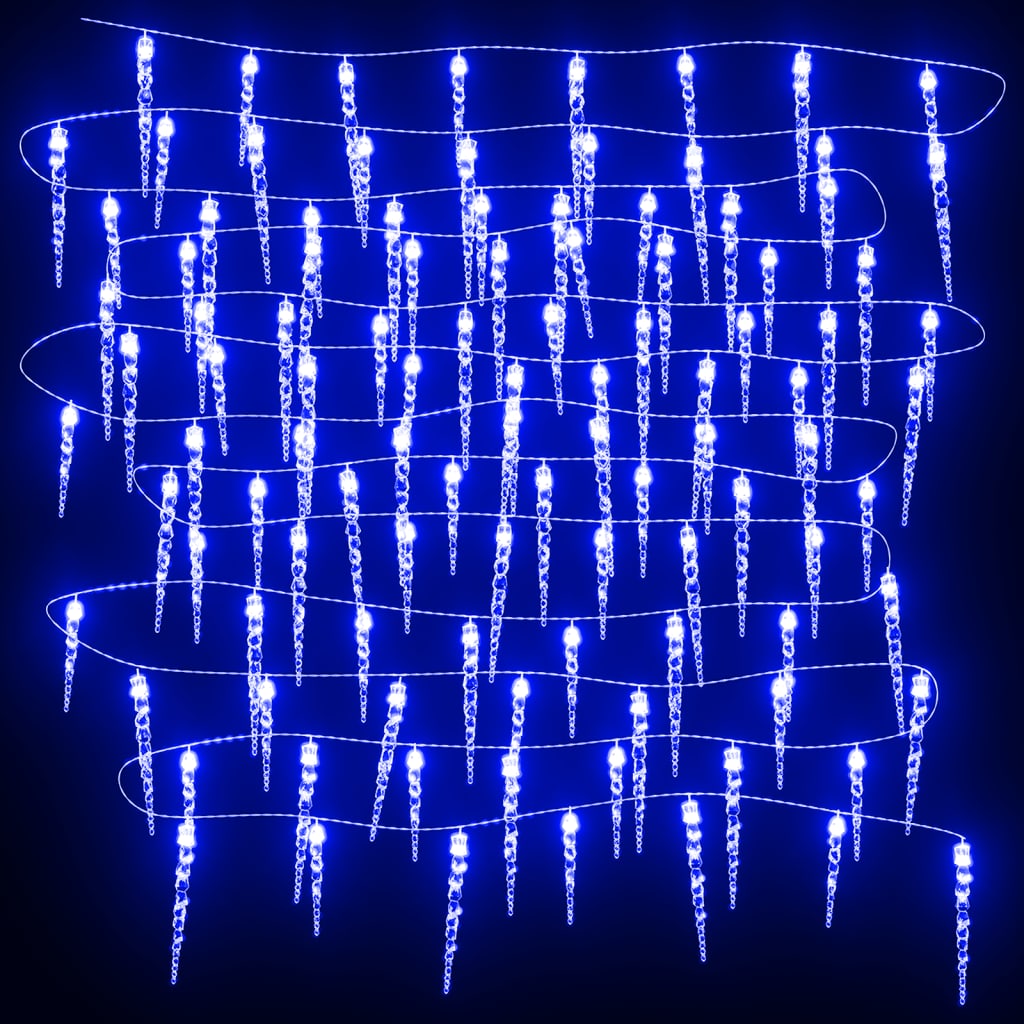 Eiszapfen-Lichterkette 200 Leds 20 M Acryl Pvc
