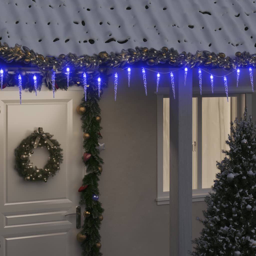 Eiszapfen-Lichterkette 200 Leds 20 M Acryl Pvc
