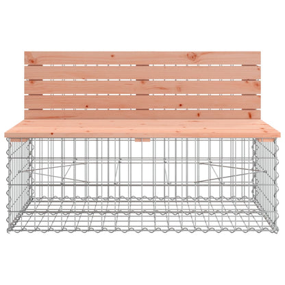 Gartenbank Aus Gabionen 347X71X65,5 Cm Massivholz Douglasie