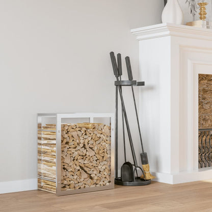Brennholzregal Matt 110X28X312 Cm Stahl