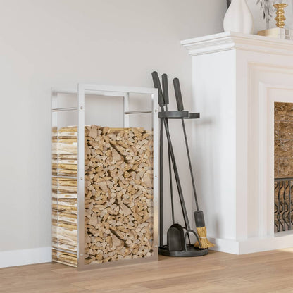 Brennholzregal Matt 110X28X312 Cm Stahl