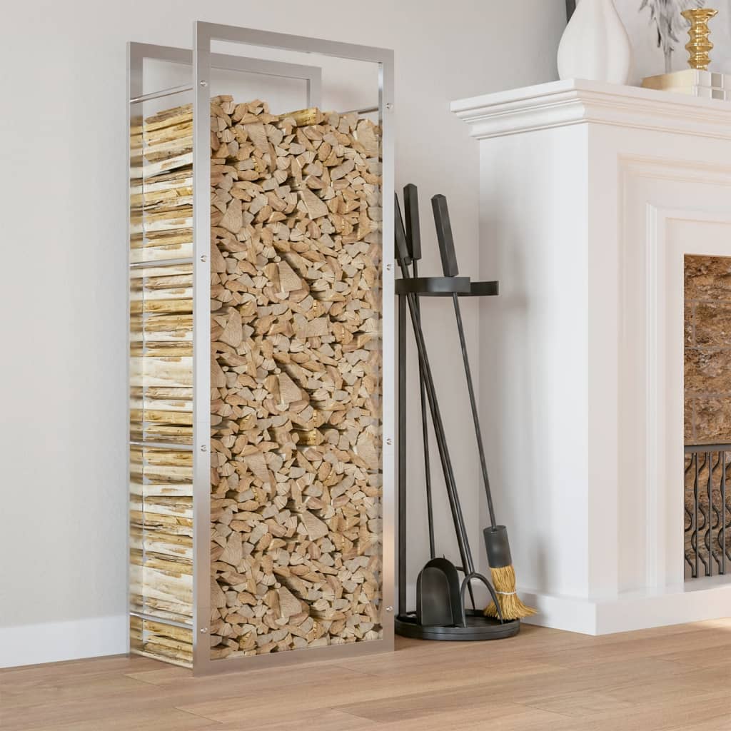 Brennholzregal Matt 110X28X312 Cm Stahl