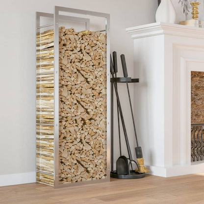 Brennholzregal Matt 110X28X312 Cm Stahl