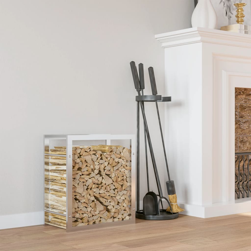 Brennholzregal Matt 110X28X312 Cm Stahl