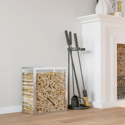 Brennholzregal Matt 110X28X312 Cm Stahl