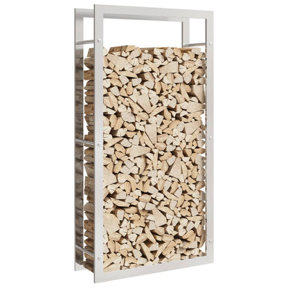 Brennholzregal 80X28X154 Cm Edelstahl