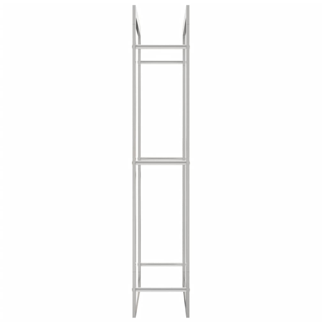 Brennholzregal 80X28X154 Cm Edelstahl