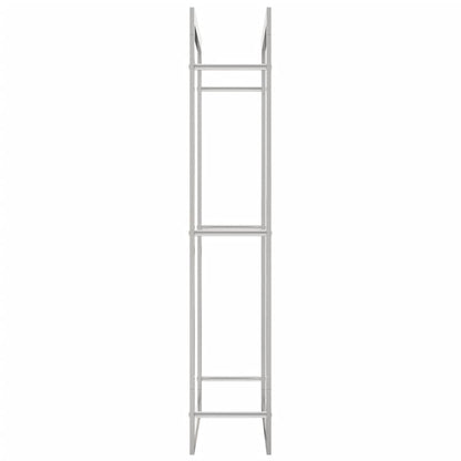 Brennholzregal 80X28X154 Cm Edelstahl