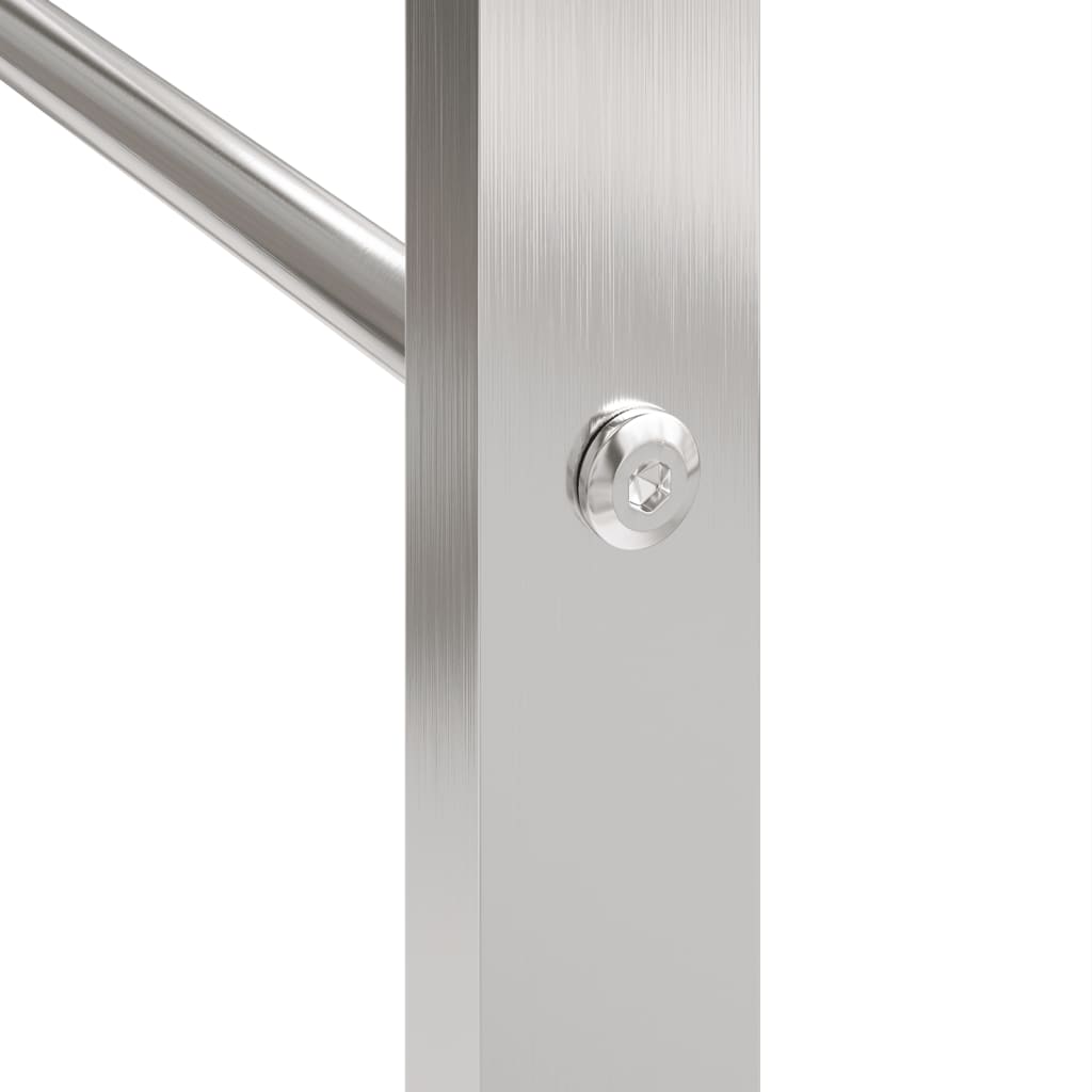 Brennholzregal 80X28X154 Cm Edelstahl