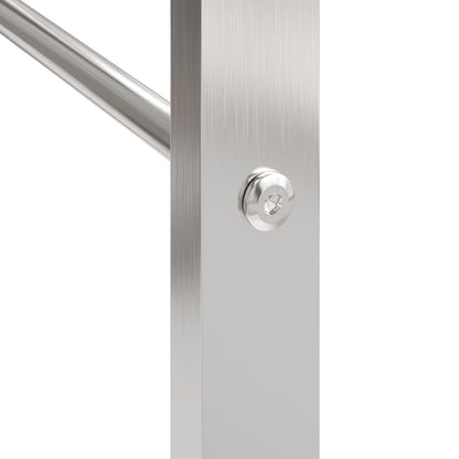 Brennholzregal 80X28X154 Cm Edelstahl