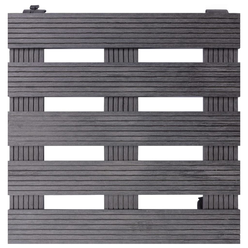 Pflanzenroller 4 Stk. 30X30X7,5 Cm Wpc