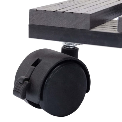 Pflanzenroller 4 Stk. 30X30X7,5 Cm Wpc