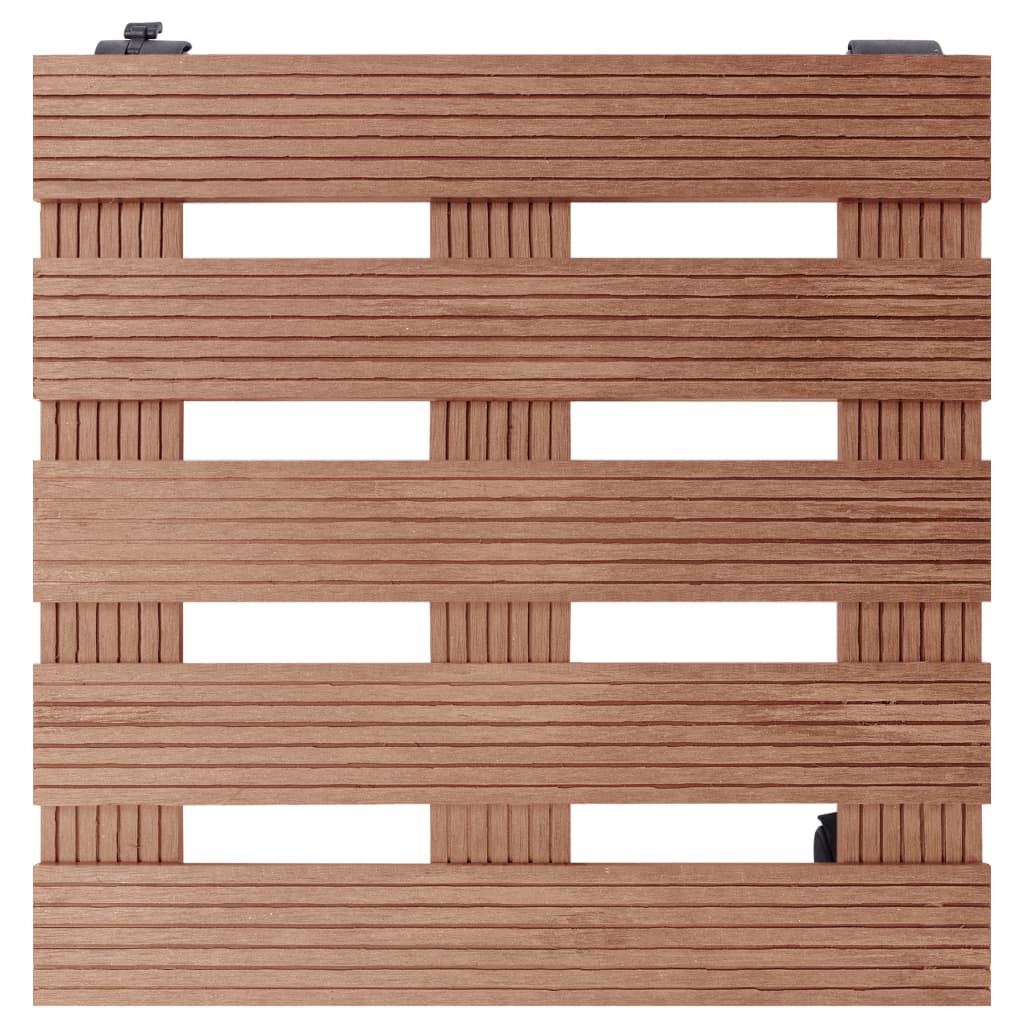 Pflanzenroller 4 Stk. 30X30X7,5 Cm Wpc