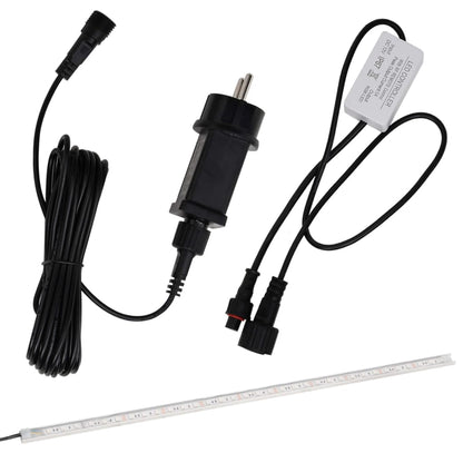 Pool-Wasserfall Mit Leds Edelstahl 110 Cm
