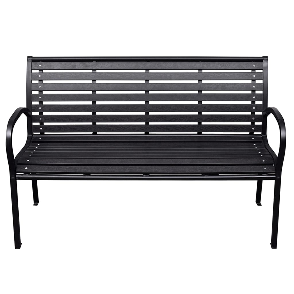 Gartenbank 116 Cm Stahl Und Wpc