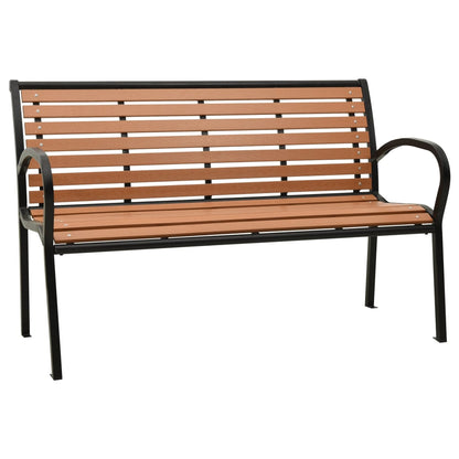 Gartenbank 116 Cm Stahl Und Wpc