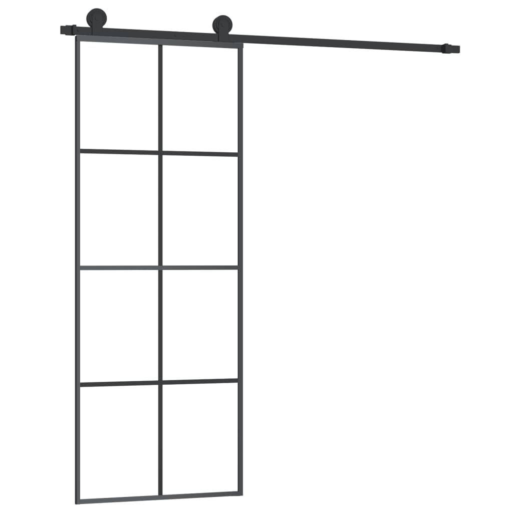 Schiebetür Mit Beschlag Esg-Glas & Aluminium