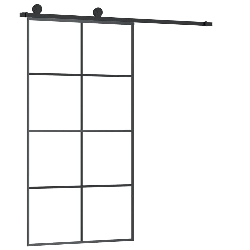 Schiebetür Mit Beschlag 102,5X205 Cm Esg-Glas & Aluminium
