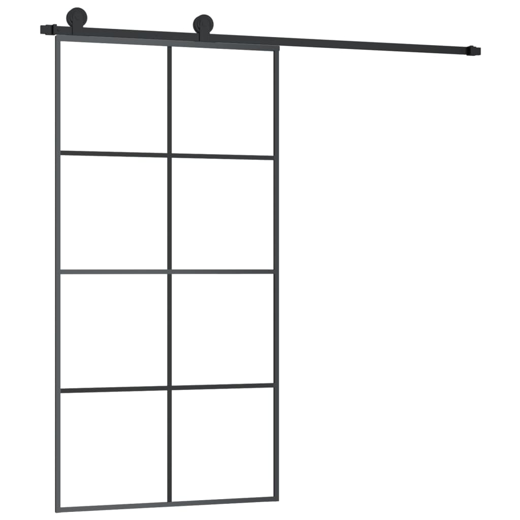 Schiebetür Mit Beschlag 102,5X205 Cm Esg-Glas & Aluminium