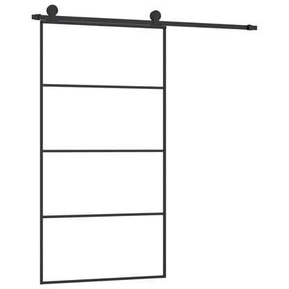 Schiebetür Mit Beschlag 102,5X205 Cm Esg-Glas & Aluminium